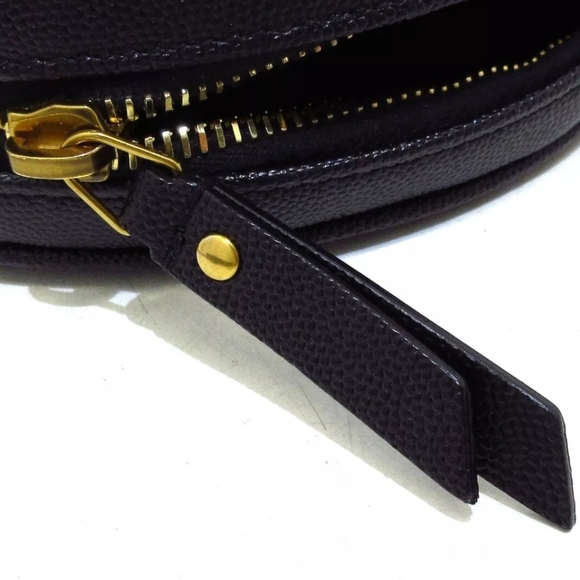 Auth SAINT LAURENT PARIS Vinyle  Black Leather Shoulder Bag - Picture 13 of 13